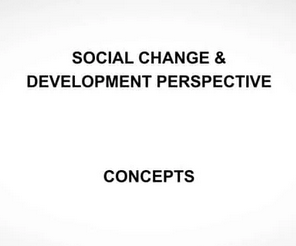 7. Social Change and Development